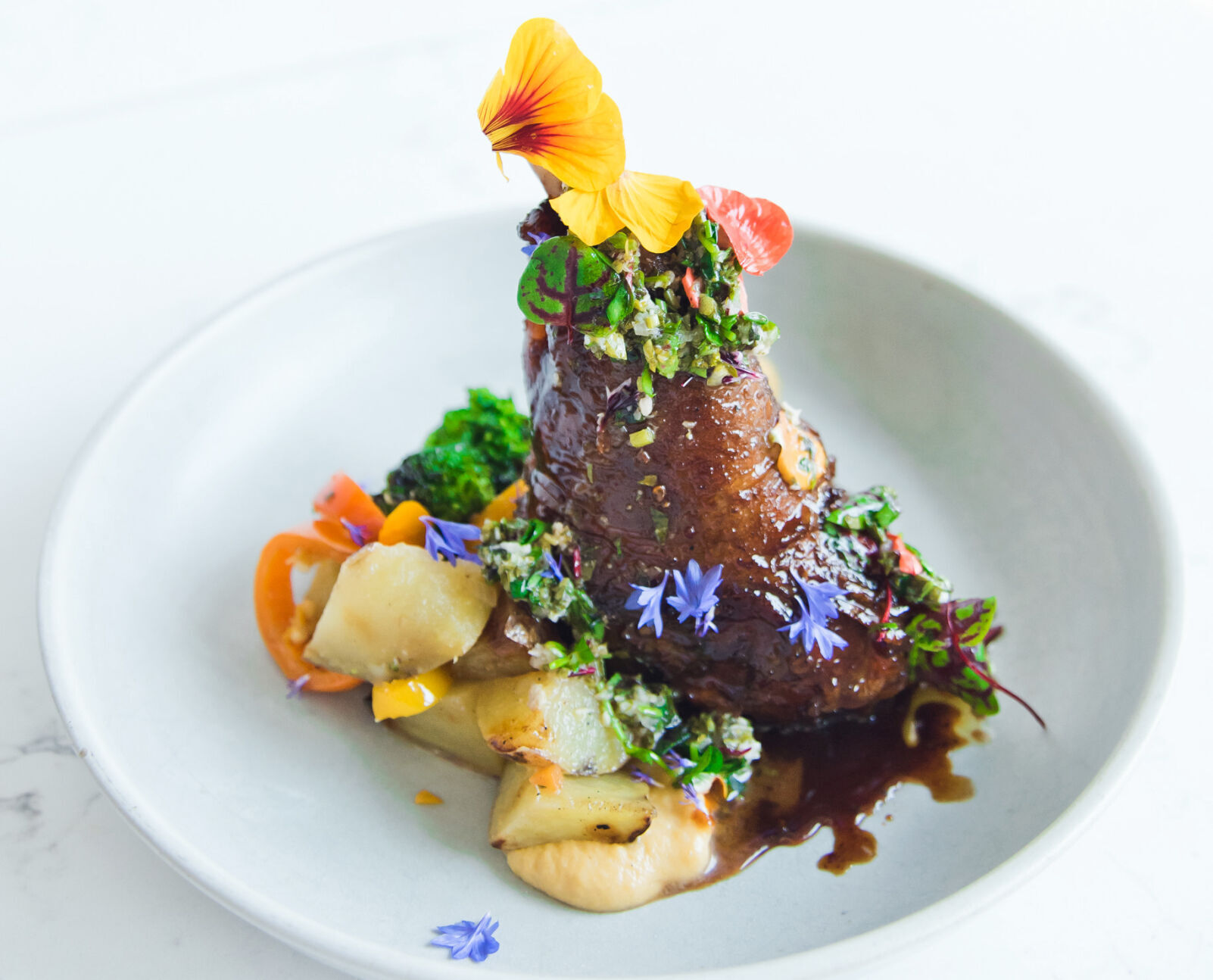 Chimichurri dish
